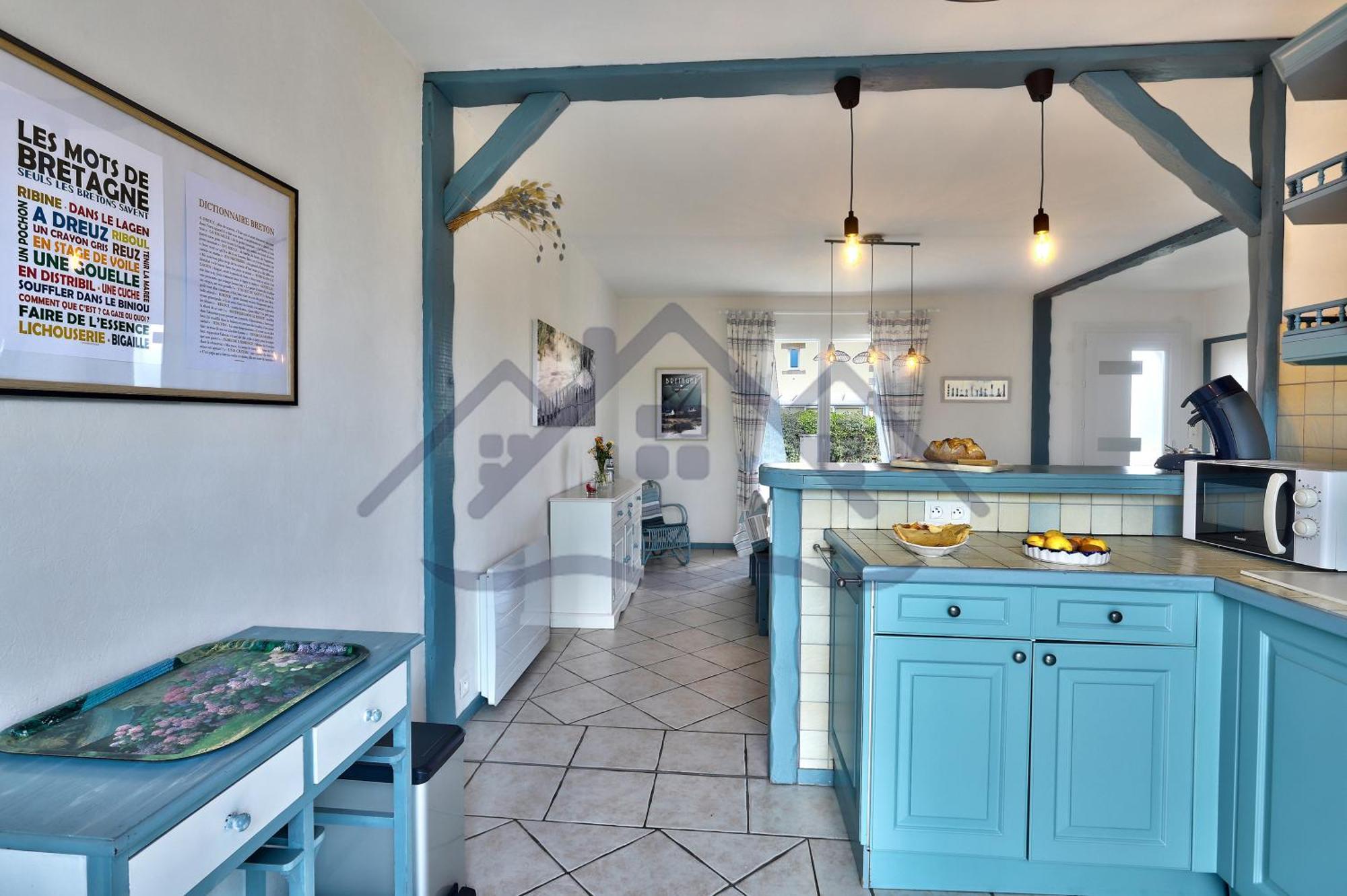 Localise - M3B - Souvenir Du Guil - Maison De Plain-Pied Avec Jardin Clos Au Guilvinec - Tout A Pied, Plages, Port, Centre, Commerces, Marche - Wif Inclus - Linge De Lit Inclus - Animaux Bienvenus Экстерьер фото