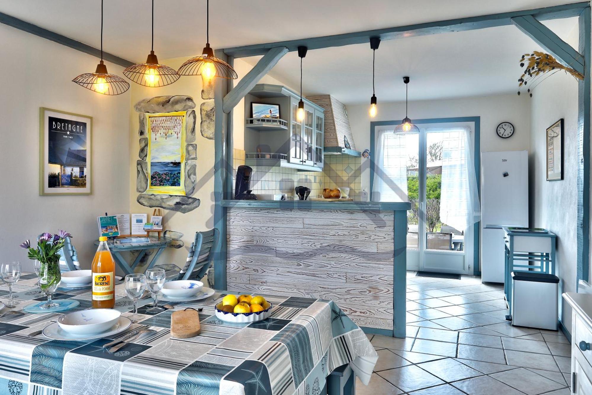 Localise - M3B - Souvenir Du Guil - Maison De Plain-Pied Avec Jardin Clos Au Guilvinec - Tout A Pied, Plages, Port, Centre, Commerces, Marche - Wif Inclus - Linge De Lit Inclus - Animaux Bienvenus Экстерьер фото